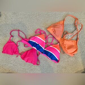 3 swim tops Small